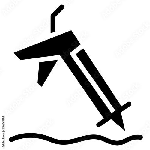 Caulking Gun Icon Design