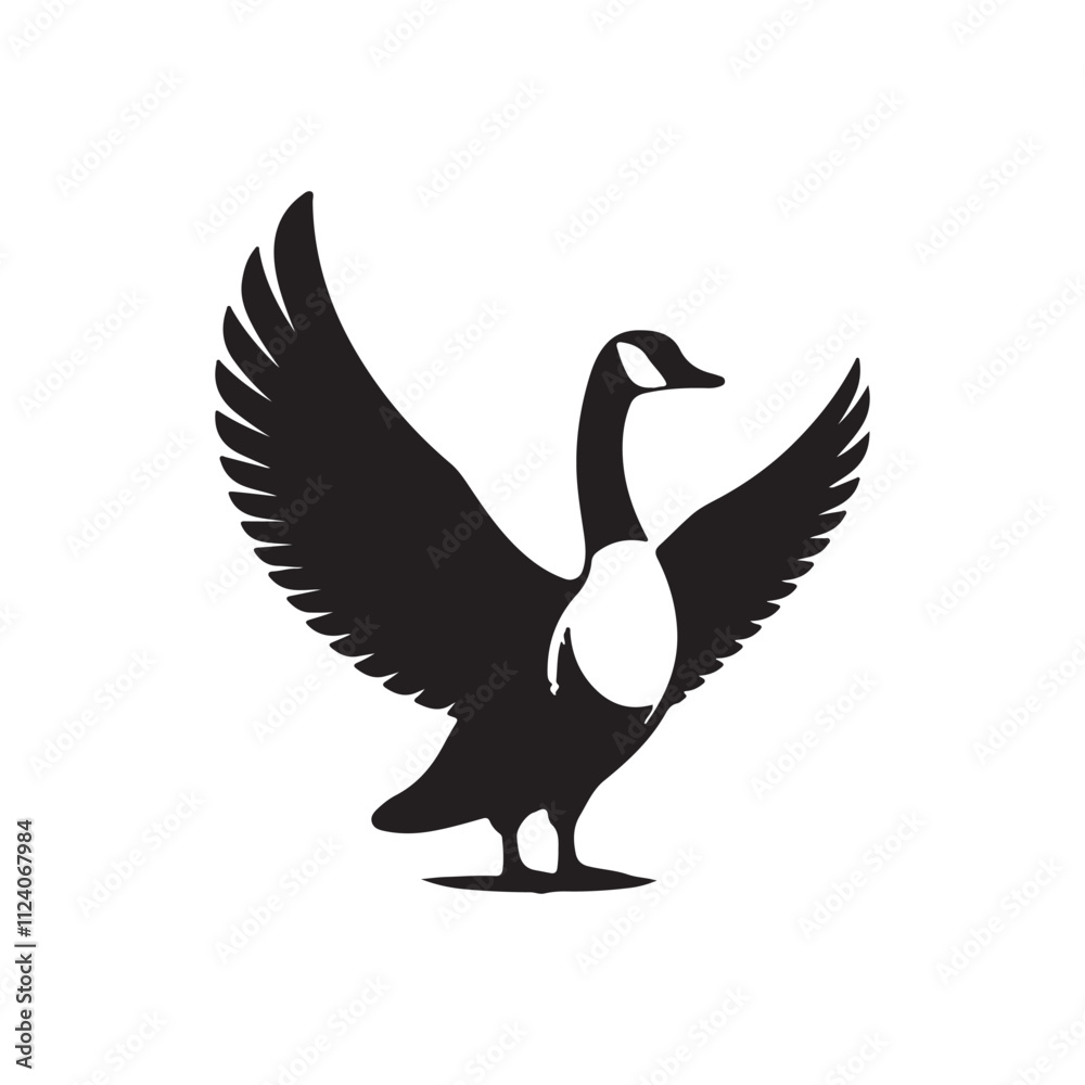 Naklejka premium black headed eagle