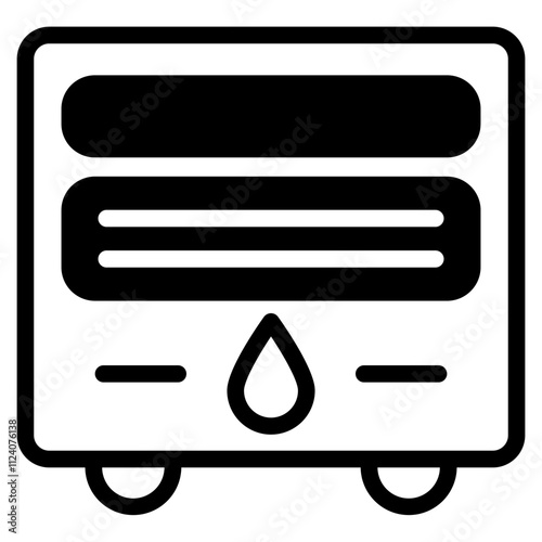 Water heater icon vector design 