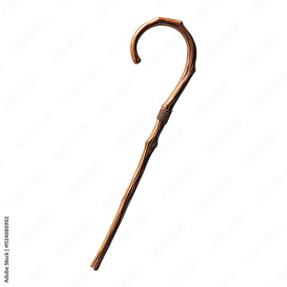 Walking stick isolated on transparent background Walking stick isolated on transparent background
