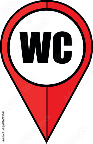Pinpoint WC Toilet location vector icon. Map pointer symbol for website, GPS navigator, apps, business card. Location point of restroom. Geolocation mark on the map. Map marker sign Free Download Pinpoint WC Toilet location vector icon. Map pointer symbol for website, GPS navigator, apps, business card. Location point of restroom. Geolocation mark on the map. Map marker sign - GFXLoad