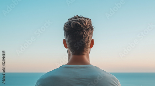 Man Contemplating the Horiz...