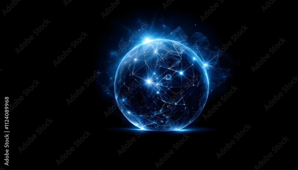 crystal, ball, glowing, aura, mystical, dark, background, isolated, magical, ethereal, mysterious, fantasy, sphere, enchanted, radiant, luminous, glass, orb, spiritual, witchcraft, fortune, divination
