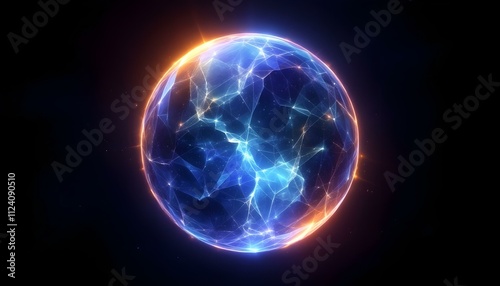 crystal, ball, glowing, aura, mystical, dark, background, isolated, magical, ethereal, mysterious, fantasy, sphere, enchanted, radiant, luminous, glass, orb, spiritual, witchcraft, fortune, divination