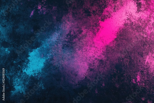 Abstract Artwork Pink Blue Black photo