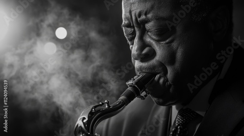 Man playing saxophone