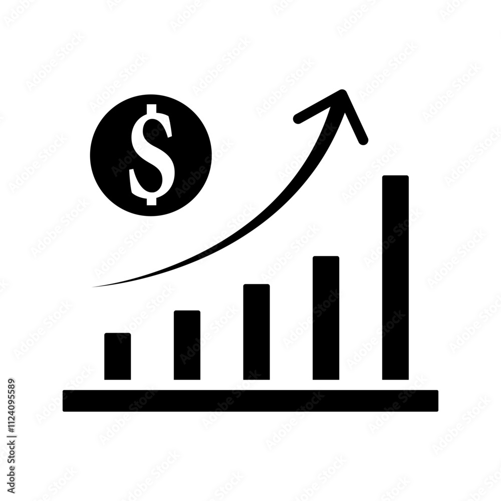 ncrease money growth icon .color editable ncrease money growth icon .color editable
