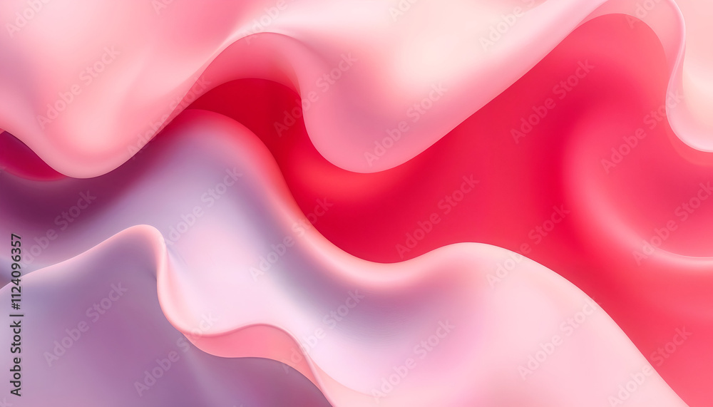 Vibrant abstract background with flowing red and pink gradient waves. Vibrant abstract background with flowing red and pink gradient waves.