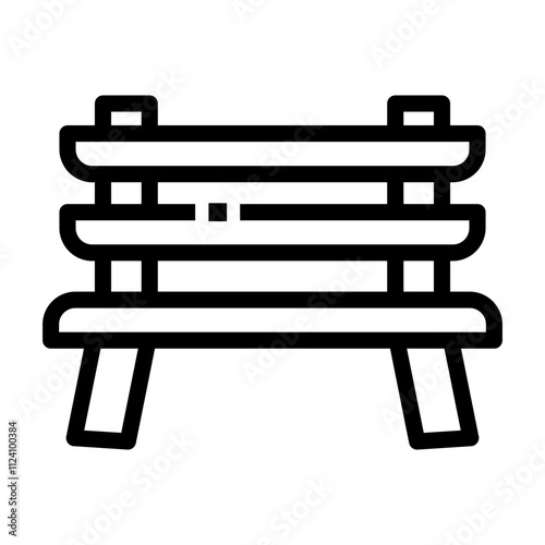bench Line Icon