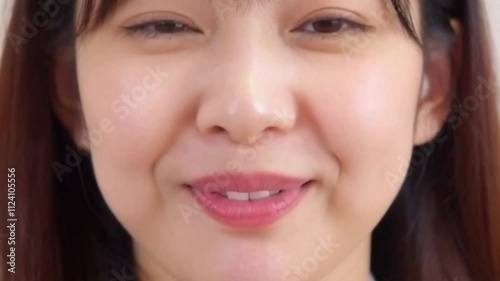 very adorable and funny expression of beautiful woman