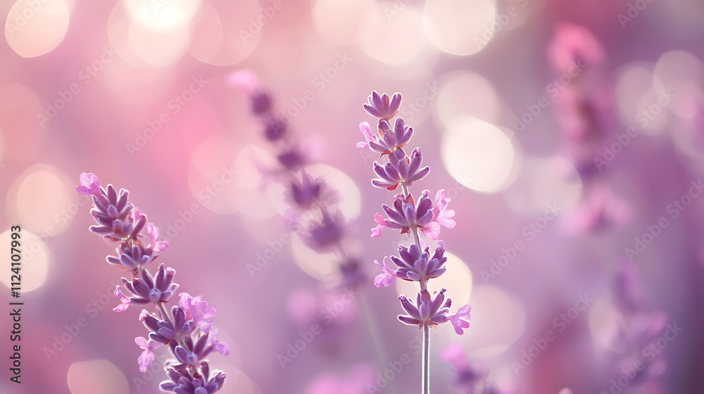 Lavender blooms in bokeh background nature photography serene garden setting soft focus viewpoint Lavender blooms in bokeh background nature photography serene garden setting soft focus viewpoint