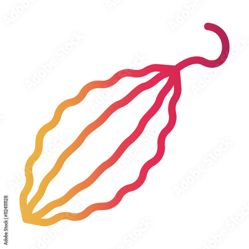 bitter gourd Line Gradient Icon
