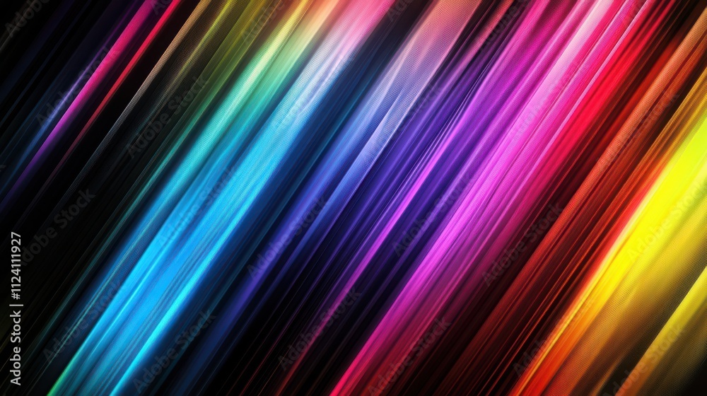 Modern Black Background Design with Colorful Shapes. Modern Black Background Design with Colorful Shapes.