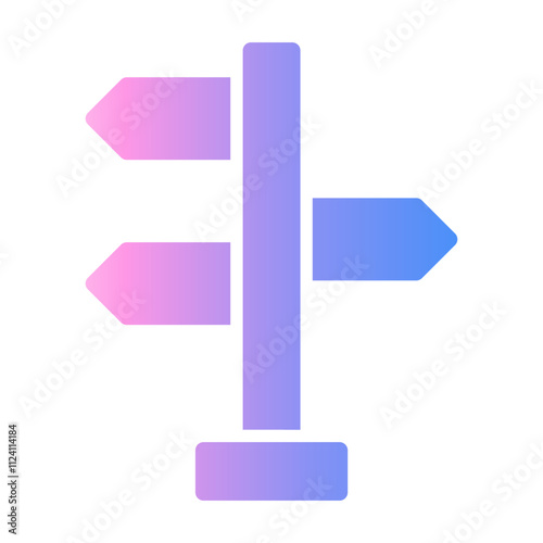 roadsign Gradient icon