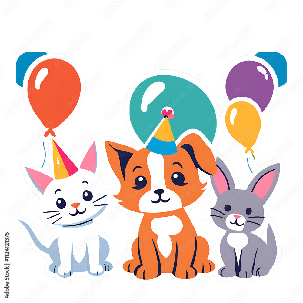 Fototapeta premium Cats and Friends