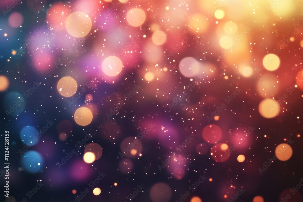 Festive Background of Bokeh Lights and Fireworks Festive Background of Bokeh Lights and Fireworks