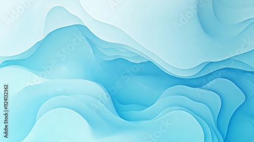 Light blue gradient abstract banner background with smooth color transitions and modern design for websites, presentations, and digital media projects