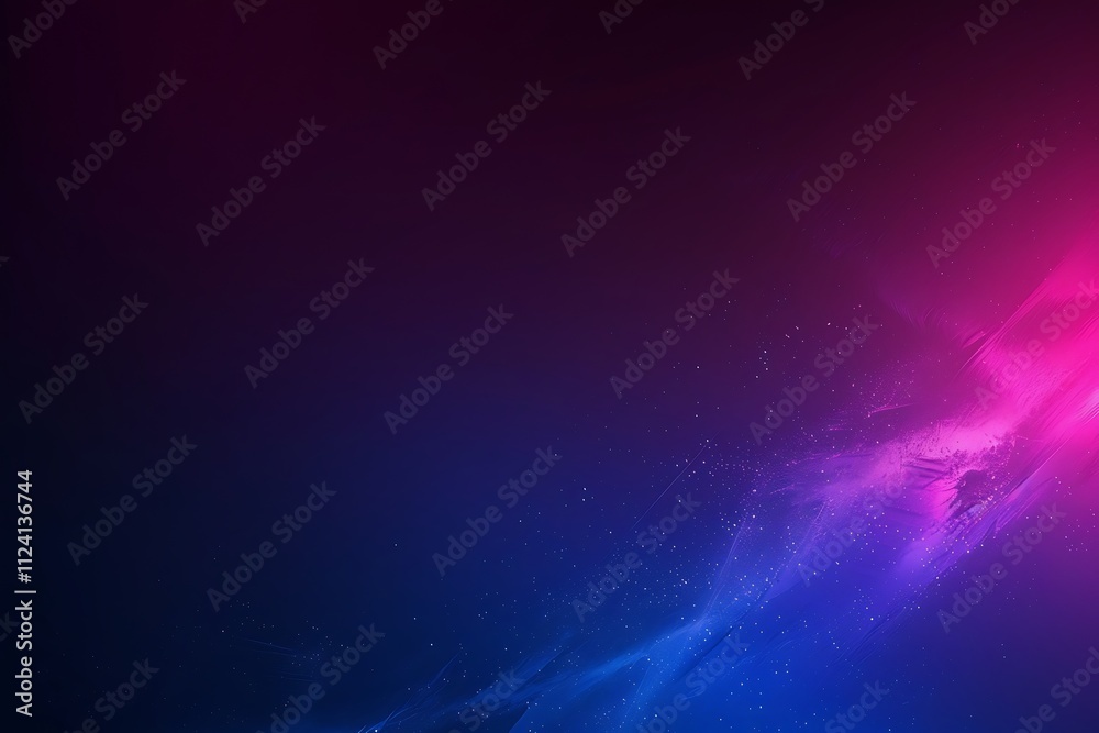 Obraz premium Abstract Cosmic Gradient Blue Pink Hues