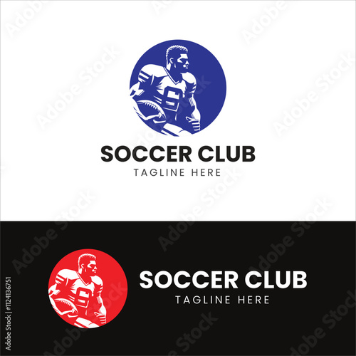 soccer logo vector template