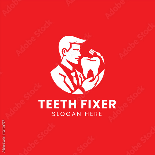 dentist logo vector template