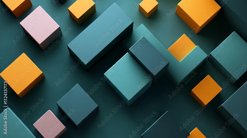 Contemporary 3d abstract geometric background with minimalistic design perfect for posters, covers, branding, banners, and promotional placards Contemporary 3d abstract geometric background with minimalistic design perfect for posters, covers, branding, banners, and promotional placards
