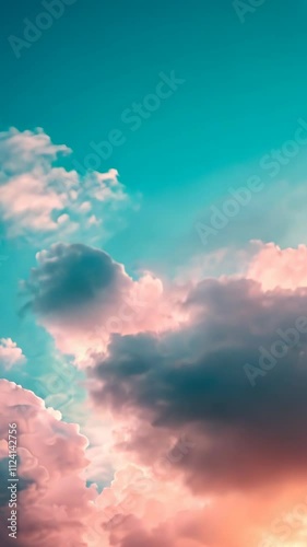 Beautiful Colorful Clouds in Sky