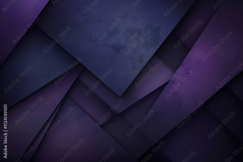 Abstract Purple Geometric Shapes Design Background