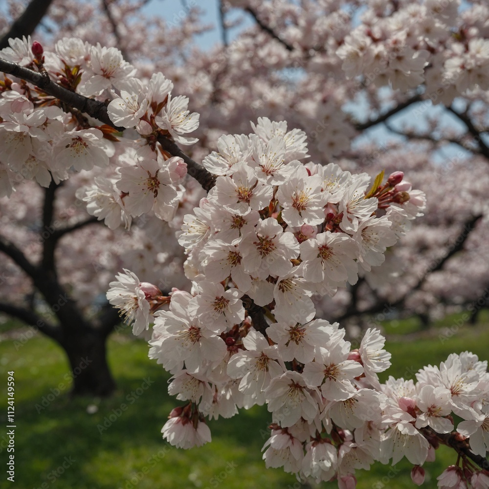 Write a haiku about cherry blossoms in the spring. Write a haiku about cherry blossoms in the spring.