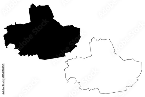 Ropazi Municipality (Republic of Latvia, Administrative divisions of Latvia, Municipalities and their territorial units) map vector illustration, scribble sketch Ropazi map