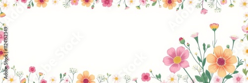 A beautiful floral background with a decorative frame in the center, creative, frame, backdrop