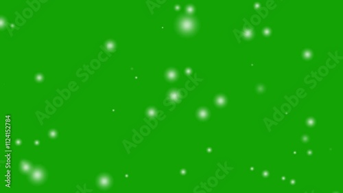 Shiny glowing stars animation white shining star light glowing light on green background screen lights effect glowing stars sparkle