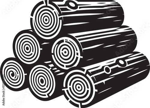 Wood log stack silhouette vector illustration isolated on white background

wood log, wood, isolated, wood log silhouette, wood log illustration, tree trunk, log, wood - material, detailed, round, cut