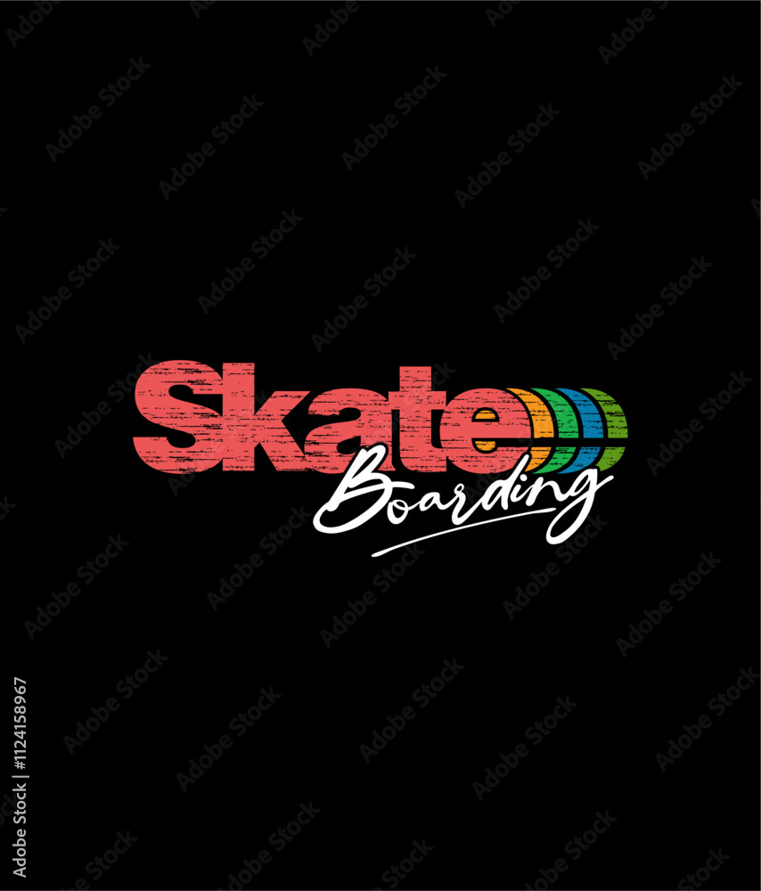 Skateboarding , typography design tee graphic vector illustration. Skateboarding , typography design tee graphic vector illustration.