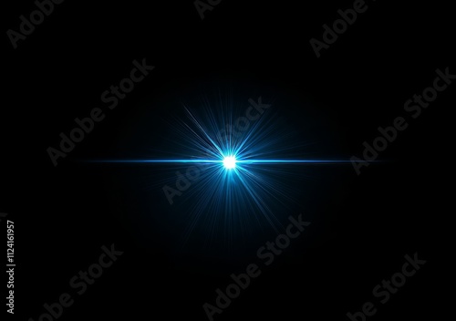 Wallpaper Mural Stunning Blue Light Flare Graphic Design Element Torontodigital.ca