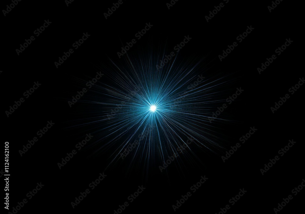 Stunning Blue Light Burst Graphic Design Stunning Blue Light Burst Graphic Design