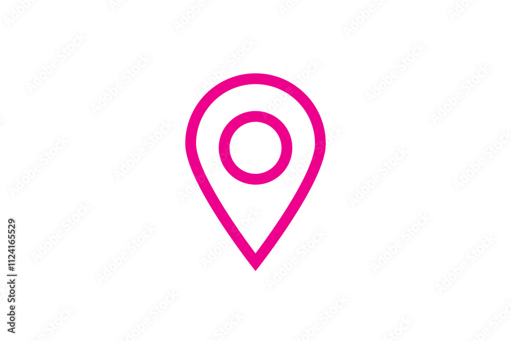 location icon set map pointer pin sign symbol red black outline destination icon place address navigation locator sign vector illustration location icon set map pointer pin sign symbol red black outline destination icon place address navigation locator sign vector illustration