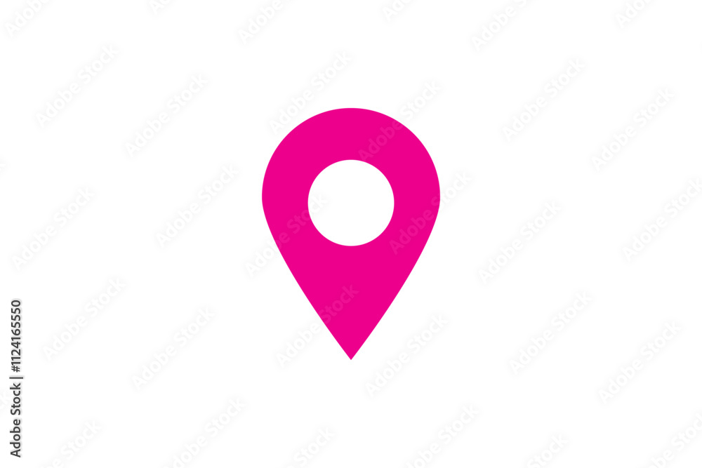 location icon set map pointer pin sign symbol red black outline destination icon place address navigation locator sign vector illustration