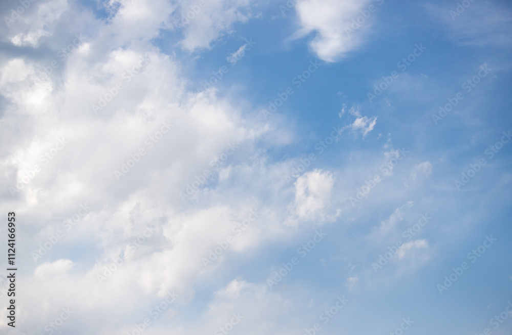 Blue sky with white clouds. Blue sky with white clouds.