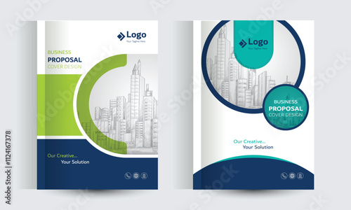 Corporate Business Proposal Cover Design Template