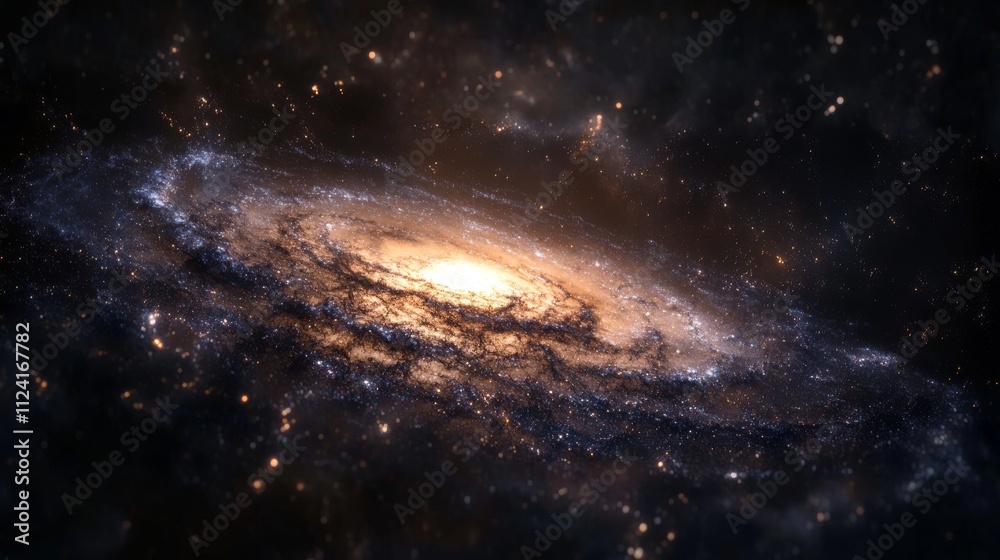 Stunning cosmic galaxy and nebula with star-filled sky and glowing energy
Stunning cosmic galaxy and nebula with star-filled sky and glowing energy