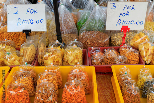 Crunchy Indian Snacks Street Food