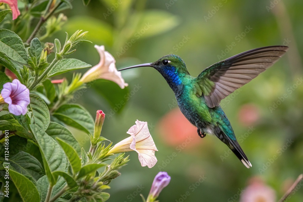 Fototapeta premium colibri, beija flor, hummingbird, bird, generative ai