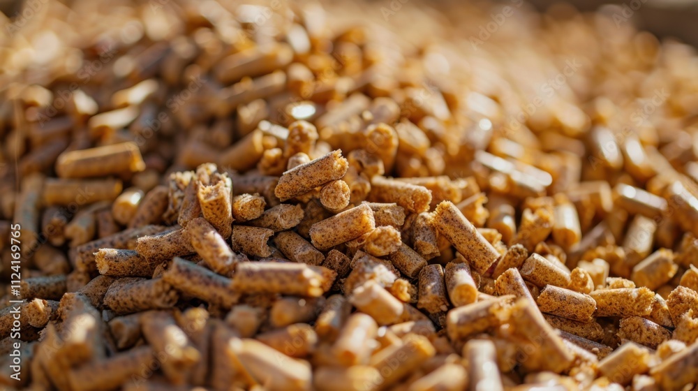 Obraz premium Biofuels: Renewable fuels sourced from plants and animals, offering an eco-friendly alternative to fossil fuels, helping to reduce environmental damage. 