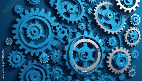 Wallpaper Mural Clear Plain Shiny Warm Soft Vintage Bokeh Cloudy Wave Like Geometric Blue Background or Texture Torontodigital.ca