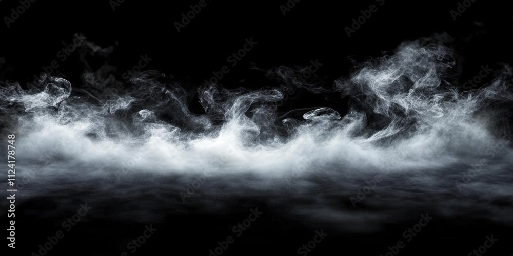 Swirling Smoke on a Black Background Creating an Atmospheric and Mysterious Mood for Creative Projects and Visuals Swirling Smoke on a Black Background Creating an Atmospheric and Mysterious Mood for Creative Projects and Visuals