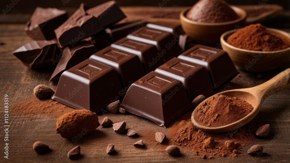 A Sweet Delight: Chocolate Candies Background
A Sweet Delight: Chocolate Candies Background