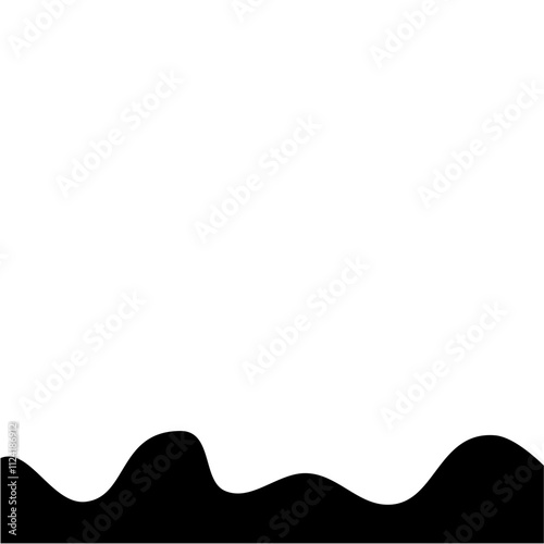 Hot liquid lava puddle
