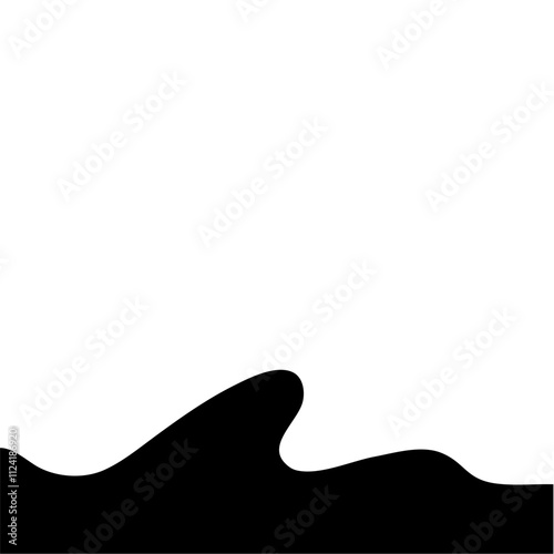 Hot liquid lava puddle