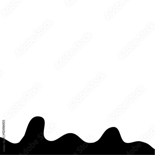 Hot liquid lava puddle