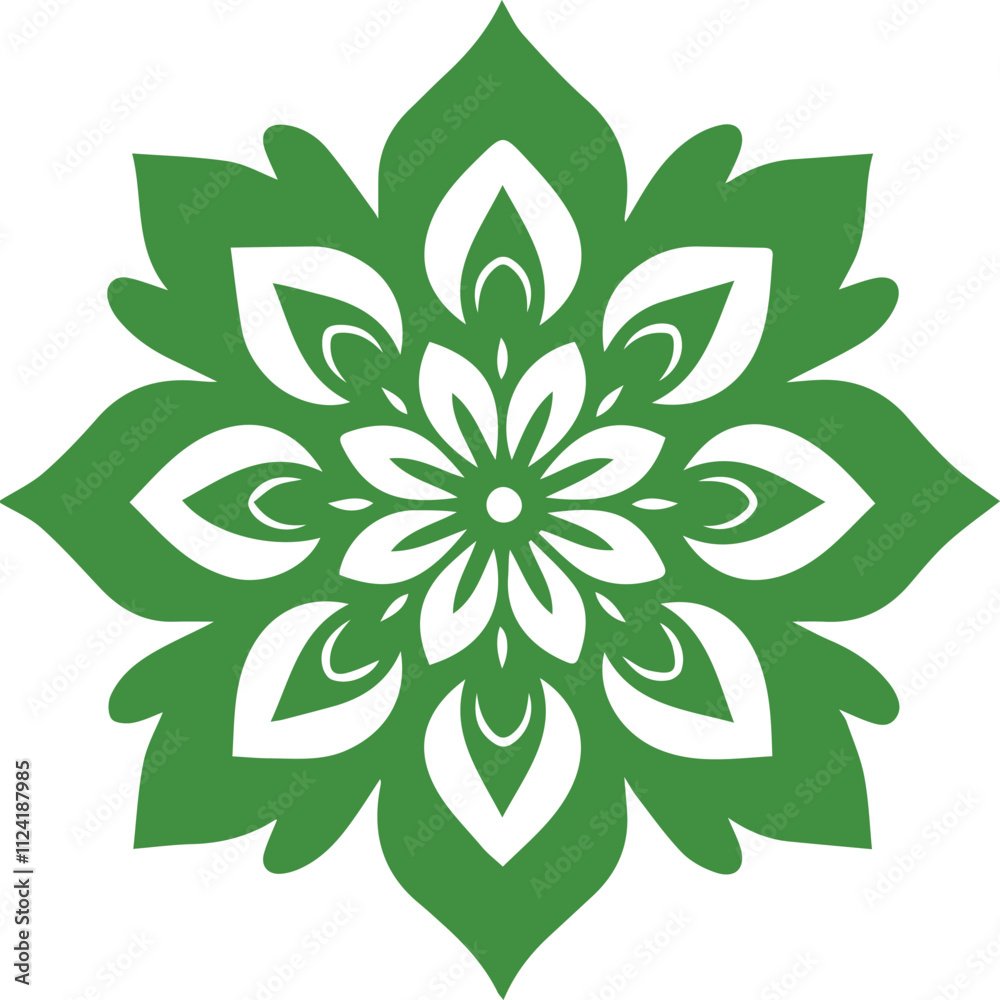 Beautiful flower art and mandala vector design Beautiful flower art and mandala vector design